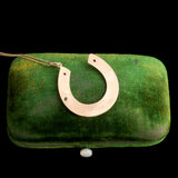 Late Victorian Rose Gold Horseshoe Necklace