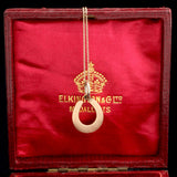 Victorian Ruby & Diamond Horseshoe Necklace