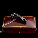 Victorian Carved Agate Whistle Necklace