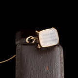 Victorian "Tho Lost to Sight" Wax Seal Necklace