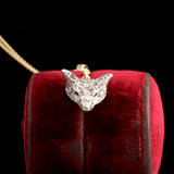 Edwardian Diamond & Ruby Fox Mask Necklace