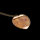Victorian Jasper Heart Necklace