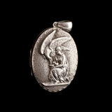 Victorian Zeus Taking Libations Silver Locket