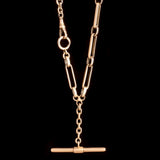 Victorian Alternating Paperclip Fob Chain