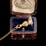 Victorian "Ora Pro Nobis" Wax Seal Necklace