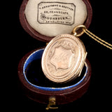 Victorian Enamel Greyhound Locket