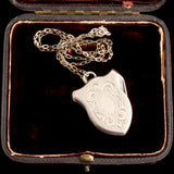 Victorian Penknife & Button Hook Shield Pendant