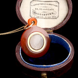 Georgian Carnelian & Pearl Locket