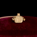 Victorian Triple Seal Spinner Fob Necklace