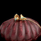 Early Victorian Turquoise & Gold Pear-Shaped Concealed Locket