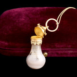 Georgian Carved Agate Scent Vial Necklace