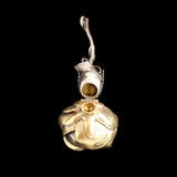 Victorian Gilt Silver Rose Vinaigrette