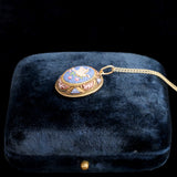 Victorian Micromosaic Dove Grand Tour Necklace