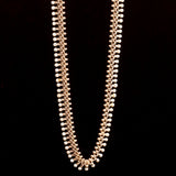 Victorian Rose Gold & Natural Seed Pearls Woven Collar
