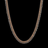 Victorian Rose Gold & Natural Seed Pearls Woven Collar