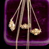 Etruscan Revival Hair Locket Clasp Necklaces