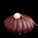 Victorian Garter-Framed Garnet Necklace