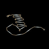 Edwardian Guilloché Enamel & 18k Gold 19" Chain