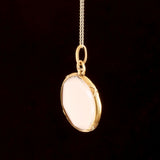 Early 20th Century French Reeded Edge Photo Locket