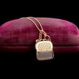 Georgian Purse Locket Necklace