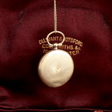 Victorian Engine-Turned "EM" Vinaigrette Necklace