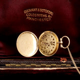 Victorian Engine-Turned "EM" Vinaigrette Necklace