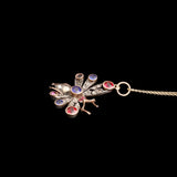 Victorian Gemstone Insect Necklace