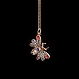 Victorian Gemstone Insect Necklace