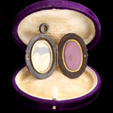 Victorian Archaeological Style Pique Locket