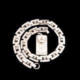 Aesthetic Movement Trompe l'Oeil Silver Necklace