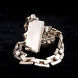 Aesthetic Movement Trompe l'Oeil Silver Necklace
