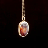 Ancient Roman Athena Parthenos Agate Intaglio Necklace
