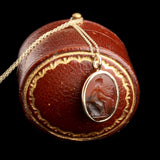 Ancient Roman Mercury Intaglio Agate Necklace