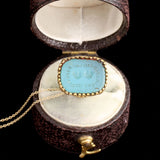 Georgian "Separated but not Disunited" Wax Seal Necklace