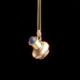 Late 19th Century Sapphire & Diamond Vessel Charm