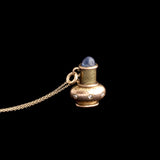 Late 19th Century Sapphire & Diamond Vessel Charm