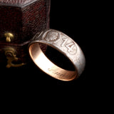 WWI Gold for Iron "Anny" Ring