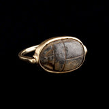 Victorian Egyptian Revival Scarab Spinner Ring