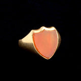 Victorian Carnelian Shield Signet Ring