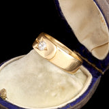 Victorian Trompe l'Oeil Diamond Button Ring