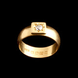 Edwardian Star-Set Diamond Ring