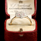 Edwardian Diamond Fox Ring