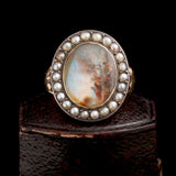 Georgian Riders on Horseback Landscape Miniature Ring