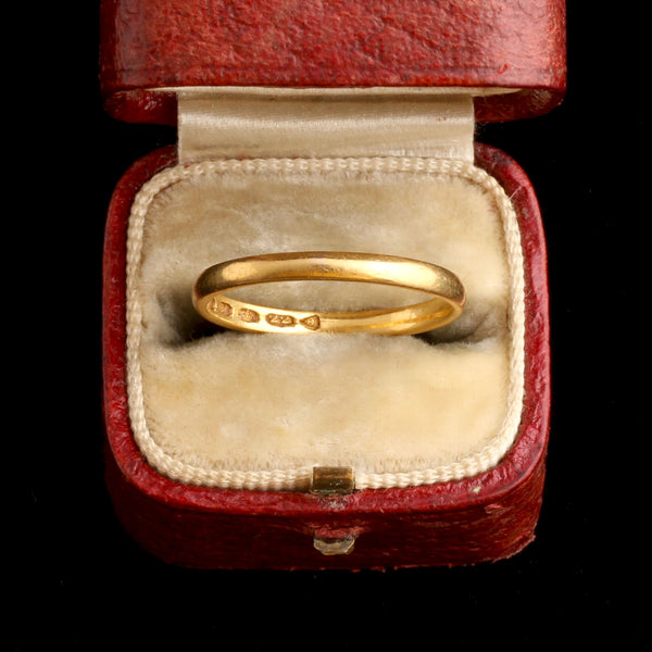 Early Victorian 22k Gold Wedding Band