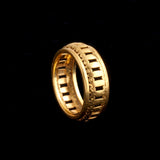 Victorian Incised 22k Gold Wedding Band