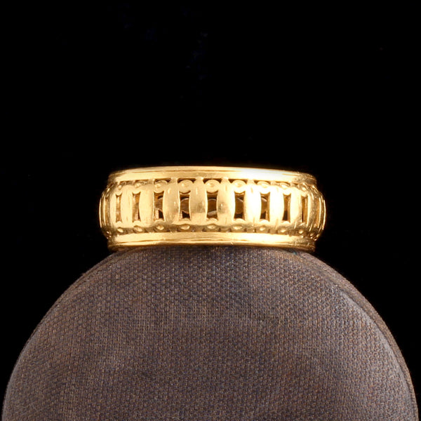 Victorian Incised 22k Gold Wedding Band