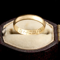 18th Century "Be faithful to thy end" Posy Ring