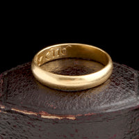 18th Century "Be faithful to thy end" Posy Ring