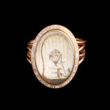 Georgian "Be ye also ready" Mourning Ring