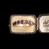 Georgian Amethyst Eternity Ring
